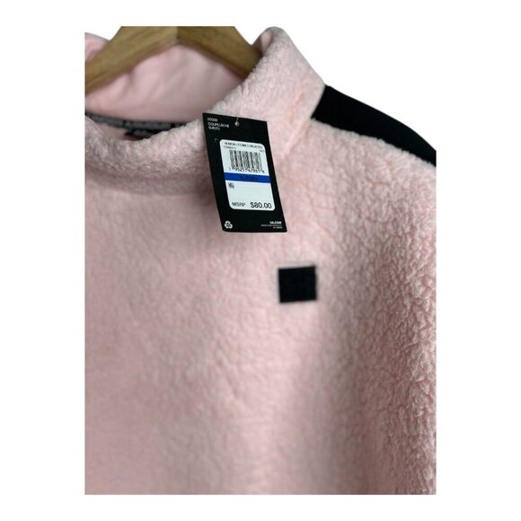 Under Armour Women's Sherpa Fleece Mock Neck Pullover Pink & Black Size XL NWTs - Picture 4 of 12